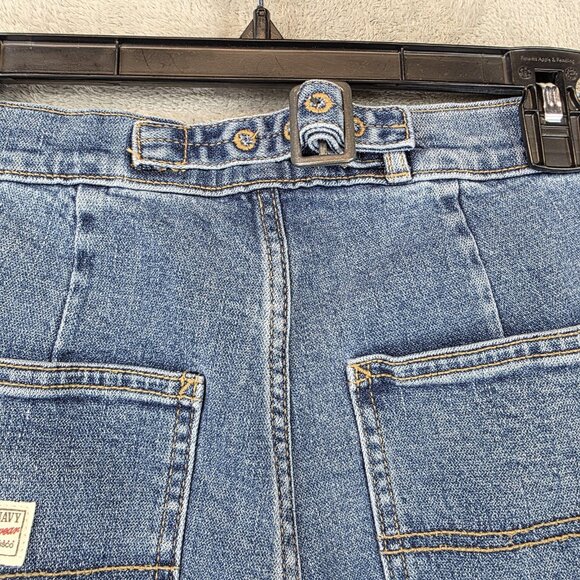 Old Navy Workwear Jeans Womens 4 Blue Curvy Sky-Hi Straight High Rise Utility - Picture 11 of 14